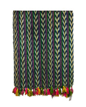 Load image into Gallery viewer, dark-green-guatemalan-rebozo-shawl.jpg