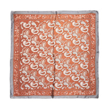 Load image into Gallery viewer, Shiny Orange Paisley Bandana