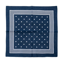 Load image into Gallery viewer, navy-blue-cotton-bandana.jpg