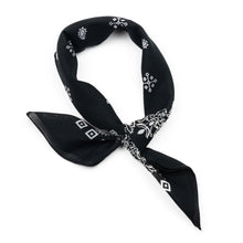 Load image into Gallery viewer, Unique Black Design Cotton Bandana