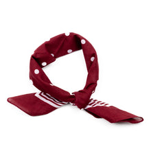 Load image into Gallery viewer, Maroon Dot Cotton Bandana
