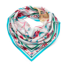 Load image into Gallery viewer, blue-blossom-silk-neckcheif.jpg