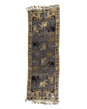 Load image into Gallery viewer, Navy Blue Elephant Shawl