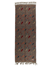 Load image into Gallery viewer, Aqua Orange Paisley Shawl/scarf