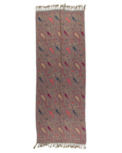 Load image into Gallery viewer, Pink and Ocean Paisley Shawl