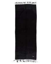 Load image into Gallery viewer, 100% Raw Silk Shawl - Black