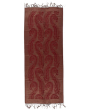 Load image into Gallery viewer, Red and Gold Tassel Shawl