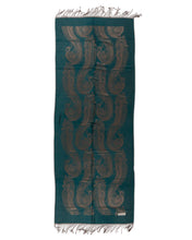 Load image into Gallery viewer, Teal Tassel Shawl