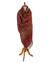Load image into Gallery viewer, wool-crimson-shawl-wrap.jpg
