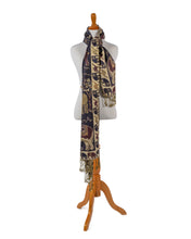 Load image into Gallery viewer, Black Elephant Shawl
