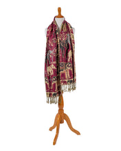 Load image into Gallery viewer, Red Elephant Shawl