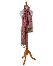 Load image into Gallery viewer, Merlot India Shawl