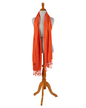 Load image into Gallery viewer, Tuscan 100% Raw Silk Shawl