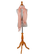 Load image into Gallery viewer, light-pink-raw-silk-scarf.jpg
