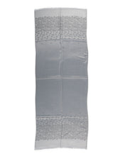 Load image into Gallery viewer, Silver Flower Print Shawl
