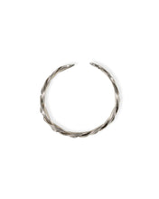Load image into Gallery viewer, Silver Plated Braided Cuff
