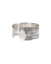 Load image into Gallery viewer, triple-cross-braid-silver-cuff.jpg