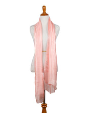 Load image into Gallery viewer, Veiled Rose Sheer Silk Scarf