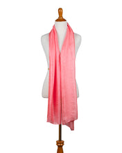 Load image into Gallery viewer, Pink Sheer Silk Scarf