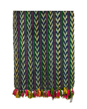 Load image into Gallery viewer, dark-green-guatemalan-rebozo-shawl.jpg
