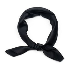Load image into Gallery viewer, Black Silk Neck Scarf
