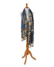 Load image into Gallery viewer, Blue Elephant Shawl

