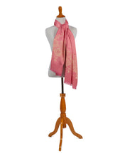 Load image into Gallery viewer, Pink Yellow Flower Scarf
