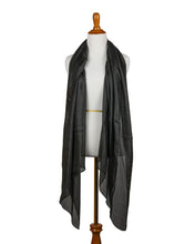 Load image into Gallery viewer, Midnight 100% Sheer Silk Scarf
